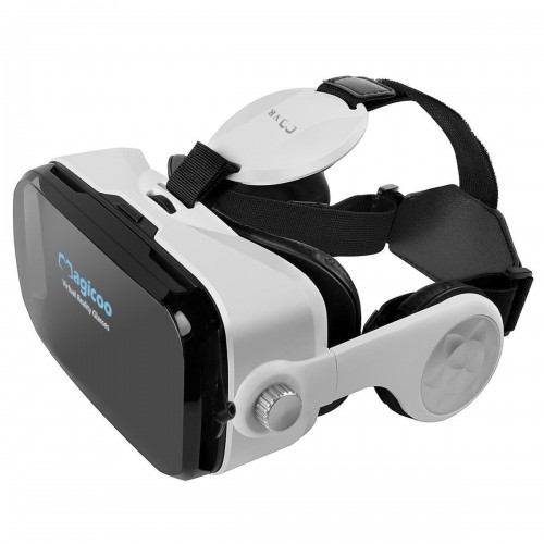 MAGICOO - 3D VR Box Video Glasses with Headphone for Immersive Movies and Games